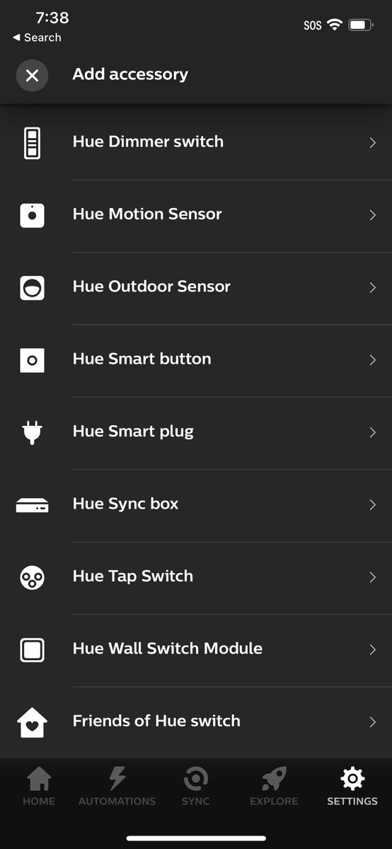 KyleVerry's tweet photo. @tweethue Got three new Tap Dial Switches and the option to add isn't there. All software updates are Up To Date. Please assist. https://t.co/L7QPmqK7tU
