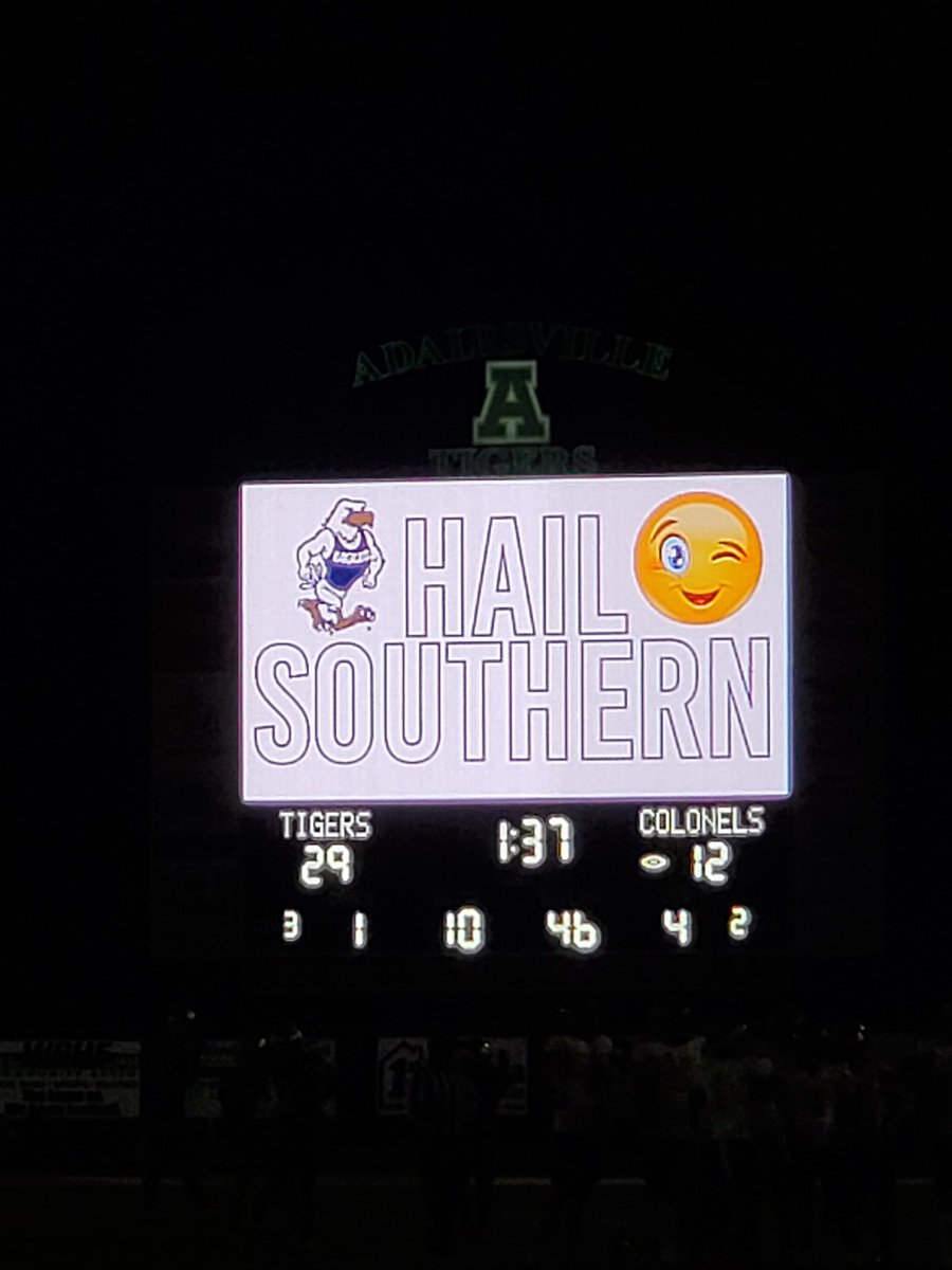 #hailsouthern Go Tigers!