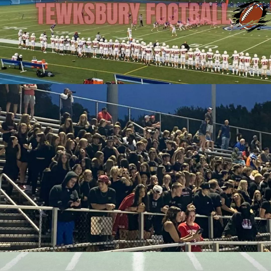 TewksburyPD's tweet photo. Great night for some football π vs #Danvers.Β Β SRO Bjorkgren in the house cheering on #Tewksbury.Β Nice show of team spirit in the stands.Β Β
1st W in the books.Β Β
#highschoolfootball #football #footballgame #footballseason #footballgames #yards #yardline #touchdown #kickoff https://t.co/efHM9y4FsM