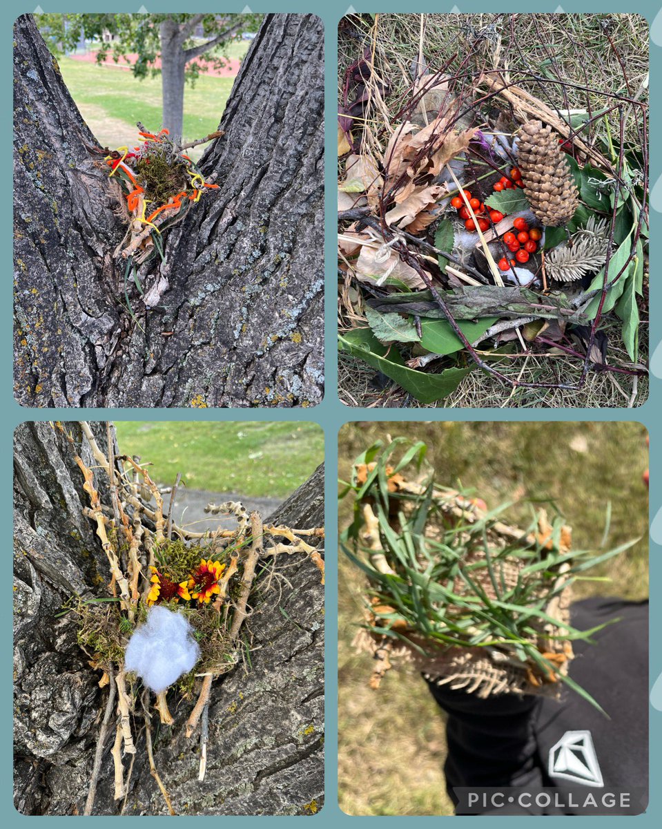 Students worked cooperatively to create a nest that would keep an egg safe and warm. #FreshAirFriday  <a href="/SilverSpryycbe/">SilverSprings School</a>