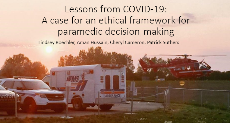 Looking frwd to presenting with <a href="/cherylcookie21/">Cheryl Cameron (she/her) @cherylcookie.bsky.social</a>, <a href="/dr_laman_huss/">Dr. Aman Hussain</a> &amp; <a href="/PatrickSuthers/">Patrick</a> tomorrow about the need for an ethical decision-making framework in paramedicine! If you've ever felt forced to make pt care decisions that didn't align w/ ur values, this one is for you! #PACE2022