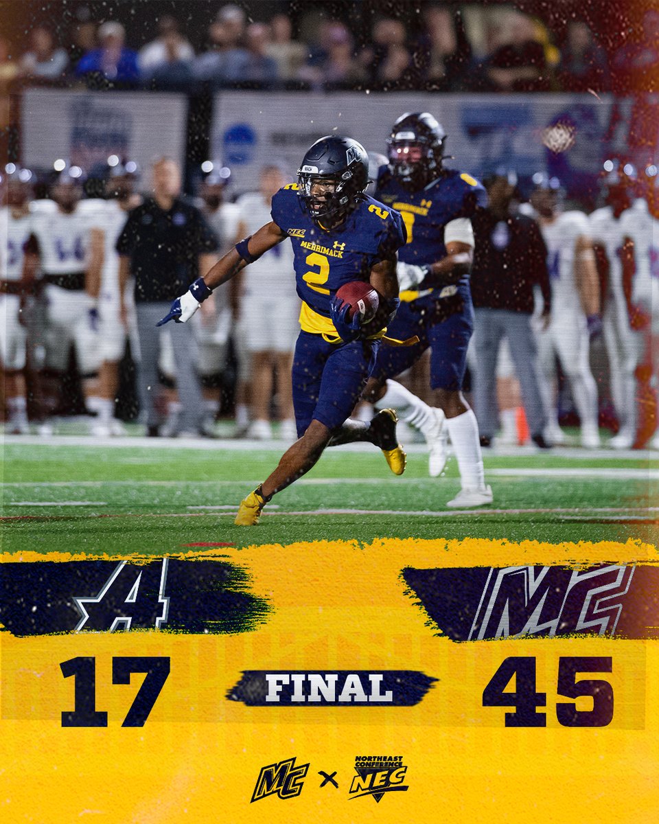 WARRIORS WIN!!! Garry Rosemond Jr has TWO touchdowns, one on a pick six and the other on a kick return! Warriors get back to action next Friday when the squad heads to Cambridge to take on Harvard! #GoMack // #MackTough