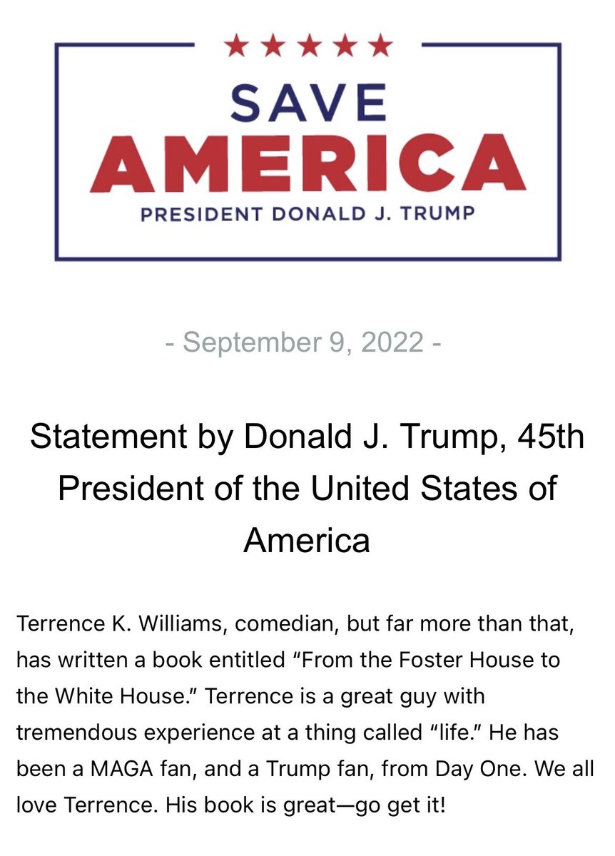 w_terrence's tweet photo. I’m speechless right now. President Trump shouted me out on my Birthday! I did not expect this at all. I’m so excited, I’m literally walking in circles right now. The best birthday gift ever. Thank you so much President Trump. You are such a good guy and my President. https://t.co/iwmxFRpCuA