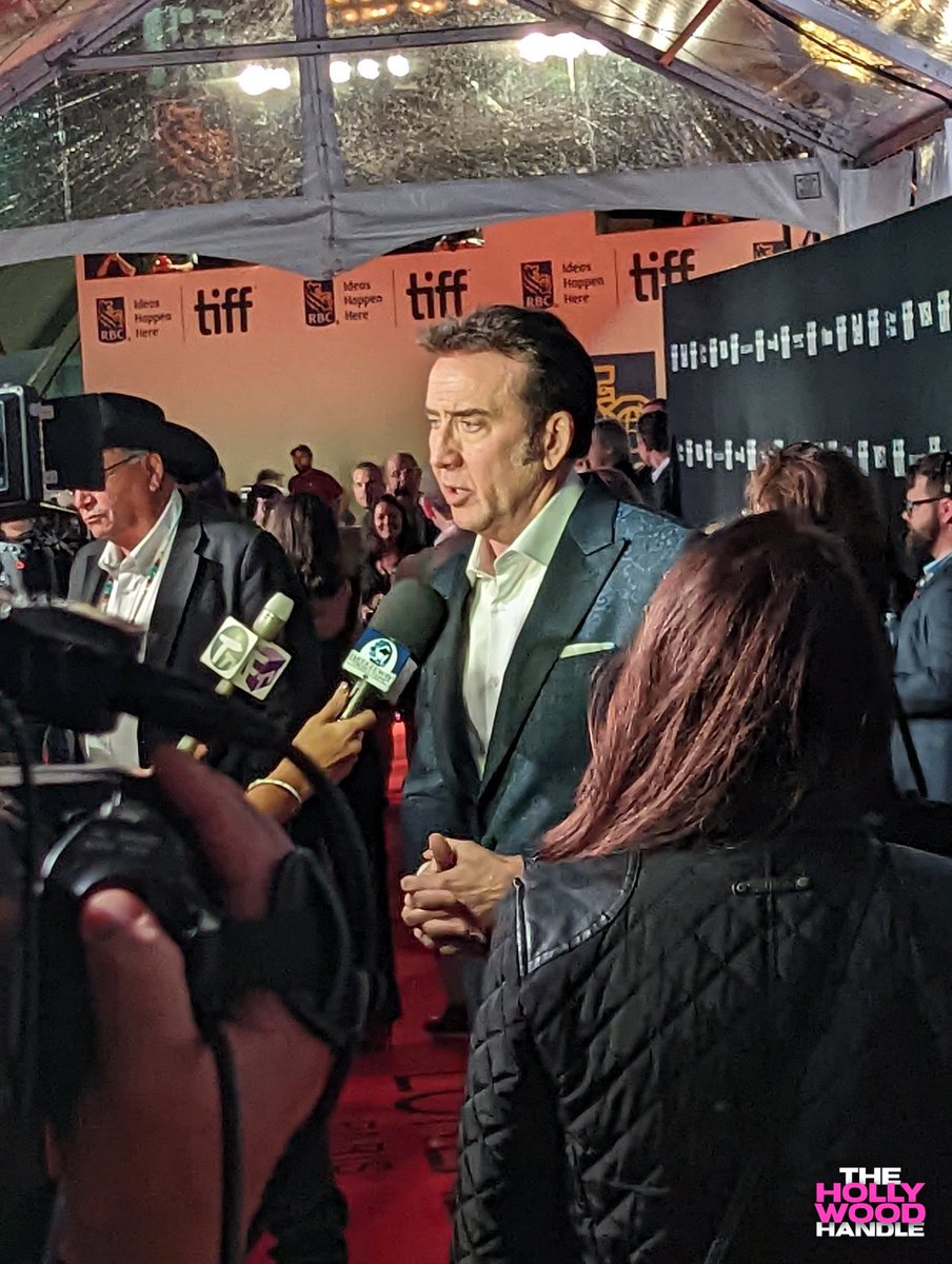 ricardoTHH's tweet photo. Exclusive images of king Nicolas Cage at #TIFF22 for the world premiere of ‘BUTCHER’S CROSSING’. https://t.co/n4xuFaHF4A