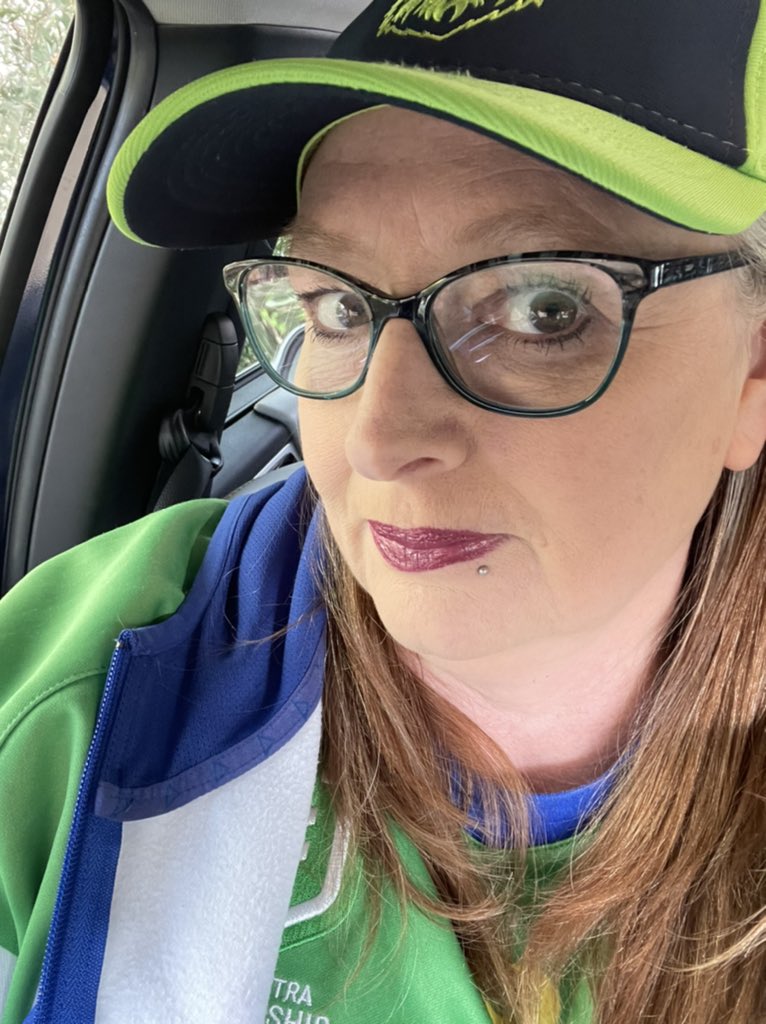 P_Glo's tweet photo. Eek finals #gameday 

 #lesssgoo #raiders4life #bleed #green #weareraiders #greenmachine #weargreen2022 

@theghraiders @RaidersCanberra https://t.co/SlLCvI5OwZ