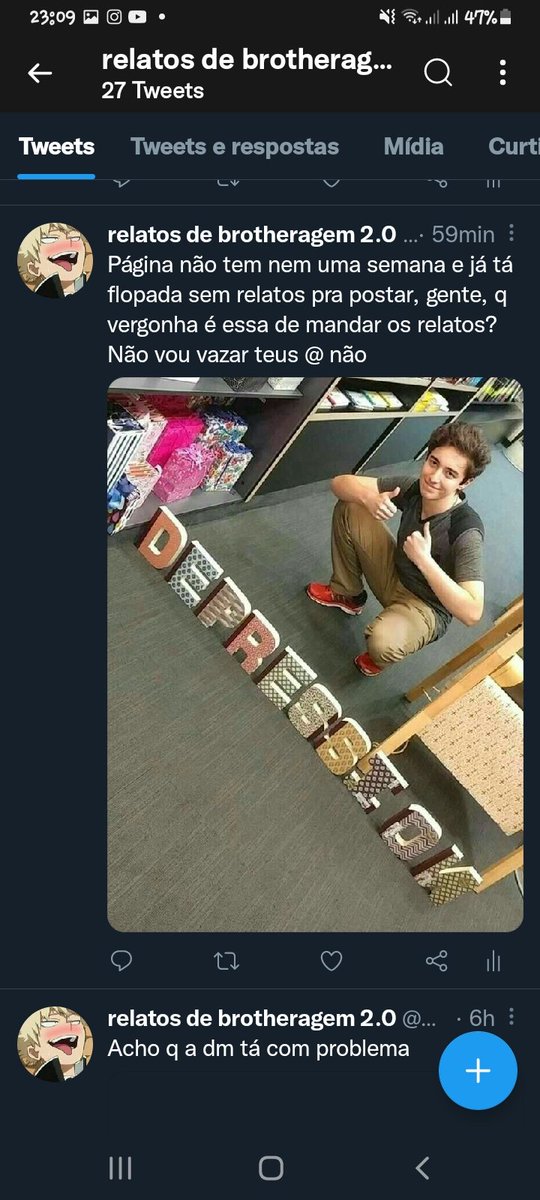 RelatosDeYags's tweet photo. Meus estágios de tristeza foi algo lindo. https://t.co/dhOYtSlITF