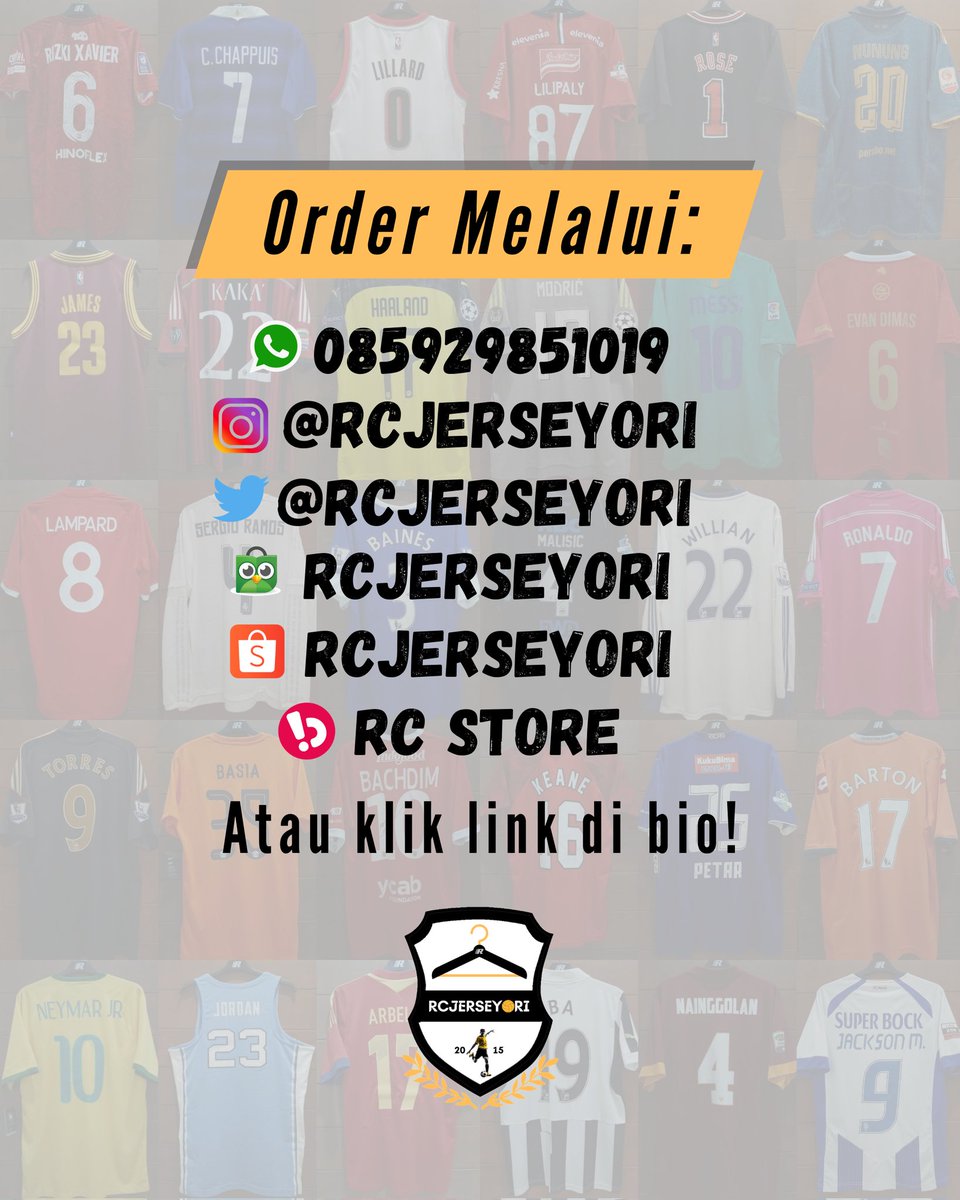 #Jersey4Sale #1404 
<a href="/Jerseyforum/">The OG Indonesian Blokecore</a> @crossing_jersey <a href="/jerseysneil/">#lelangsneil</a> <a href="/indonesianjsy/">Indonesian.Jersey</a> <a href="/jersey_ciamikk/">Follow IG @Jerseyciamik</a> 
Thx

Keterangan di foto
Liverpool Away 21/22 turun harga jadi 500k
Arsenal home sisa S
Madrid Home 21/22 SOLD

WA/Line/Tokped/Shopee/BL
Klik link di bawah👇
linktr.ee/rcjerseyori