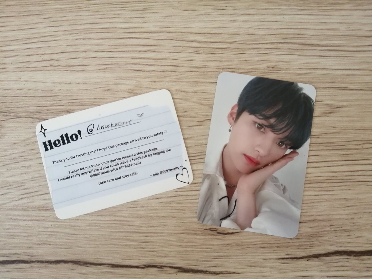 minmincartz's tweet photo. ꒰ ᰔᩚ #jdmails ꒱

[ #TY9697mails ] 🎀
— @9697mails 

hiii! lee know made it home safely ♡♡ thank you so much for letting me adopt him and for the vv smooth transaction ^-^ https://t.co/JVH9t26wcj