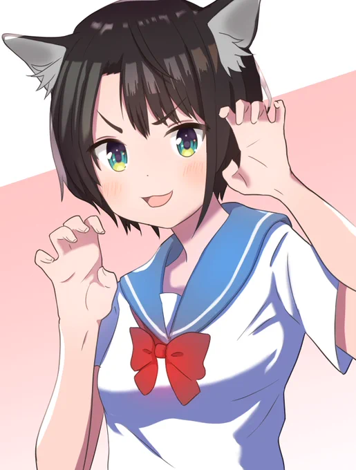#生スバル #プロテインザスバル 過去絵ですが猫耳スバルちゃんを集めました。可愛いに可愛いを足すとやっぱり可愛くなると、私は思います。 