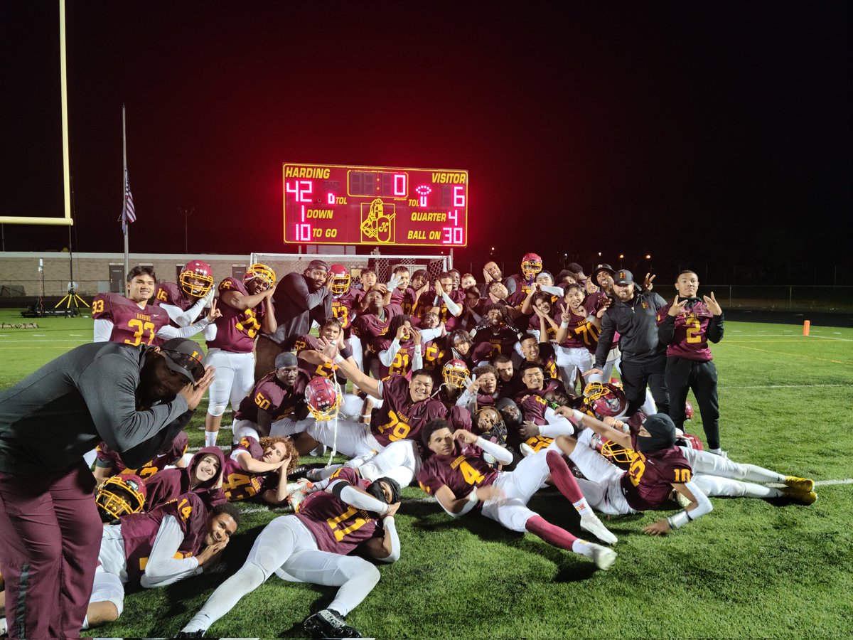 The KnightHawks are 2-0! 42-6 over Columbia Heights. Proud of this team and their hard work and commitment to making this team a brotherhood.

#HTown #KnightHawks