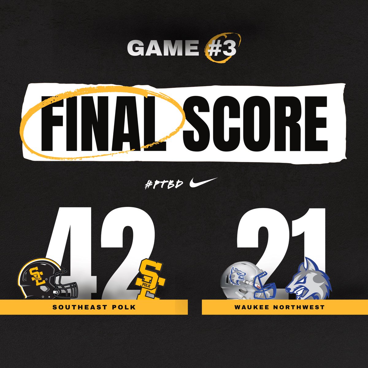 Final Score. RAMS WIN! 

#gorams | #ptbd