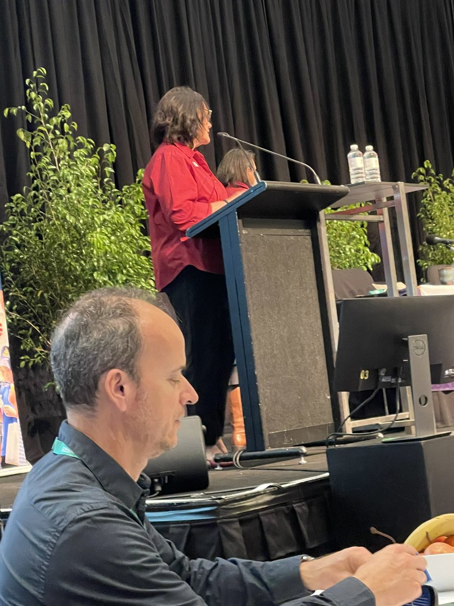 ACSSOTWEETS's tweet photo. At the WACSSO conference in Perth - strengthening the road to resilience - President Pania Turner at the opening https://t.co/XAYK0WiXoJ