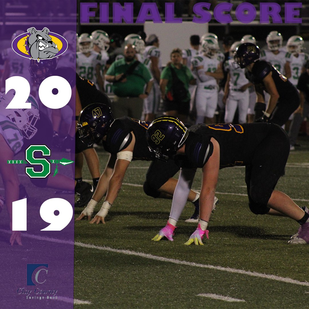KMOsports's tweet photo. THAT’S A WIN FROM YOUR KEARNEY BULLDOGS! LET’S GOOOOOO! 🏈🔥 #BannersUp #FearTheDogs https://t.co/2vehMne8wN