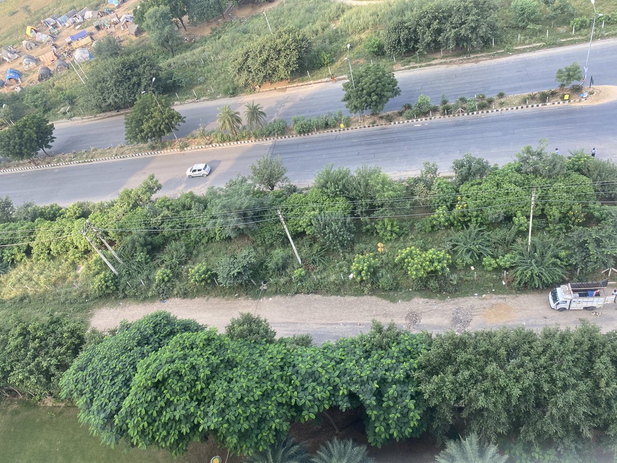 vik2279's tweet photo. @MCManesar please clean this patch in front of DLF NTH PQR sector 90. This area can be made very beautiful with slight intervention from your side by making proper fencing and service roads. https://t.co/i9k9S5z9G4