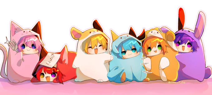 #すとぷりぎゃらりー リクエスト2号目もちあに並べてみましたなんてスペシャルハッピー欲張りセットここに住みたい 