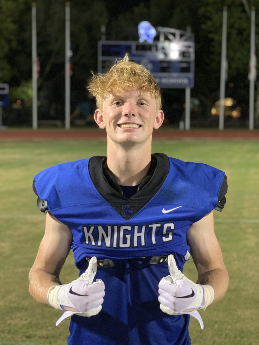 TXPSMedia's tweet photo. ‘23 WR Lane Linebarger is a dog, man. Kid catches everything and is fantastic after the catch. A monster senior season is in store for the man. 

  @LaneLinebarger @EHSSports #txhsfb https://t.co/hSHfaTVI8E
