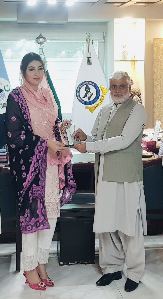 Gov of Balochistan is determined to promote and support Education sector We are soon engaging our youth in different Programmes Thank you Doctor Shafiqur Rehman VC Balochistan university for fruitful meeting together we can touch the sky