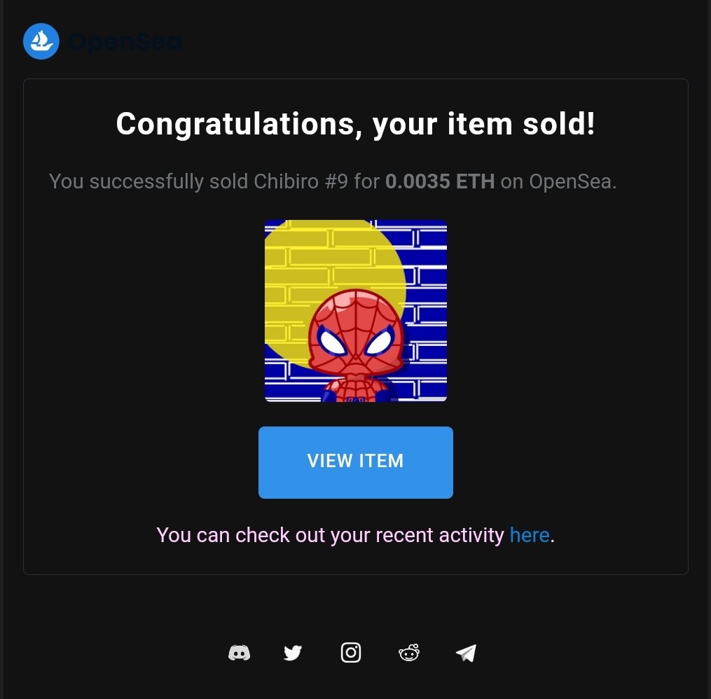 I sold my Chibiro earlier, shill me your #NFTs
Thanks a lot for <a href="/LostFluf/">Lost Bear 🐻🚀</a> 😂 he made it possible bcoz he's been drinkin' trippy juice. 
I'll surely rt it you NFTs, follow are much appreciated😈❤️

For a healthier #NFTCommunity, this is a #payitforward