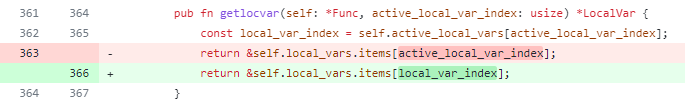 squeek502's tweet photo. @stephc_int13 @Desttinghim @andy_kelley @ziglang Here's an example from one of my projects that was found once the compile error was introduced (relevant commit: https://t.co/blk5MTqj9i) https://t.co/xS95vpQm6w