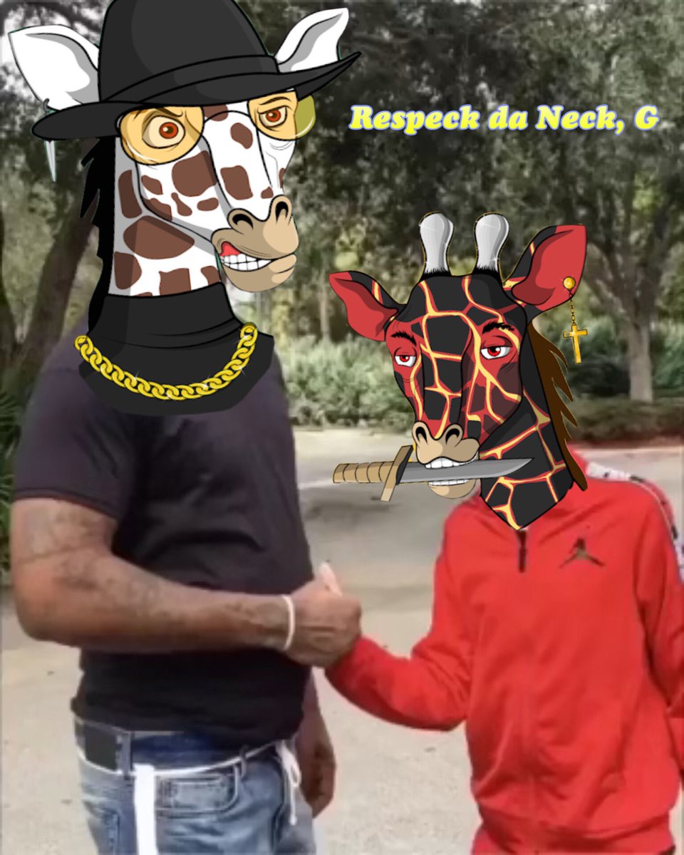 Put some respeck on da neck 🦒 <a href="/MisterGClub/">Mister G Club | {Mr.G}</a> #mistergMeme #NFT #NFTCommunity #sol #SolanaNFT #SolanaSummer #nftmemes
