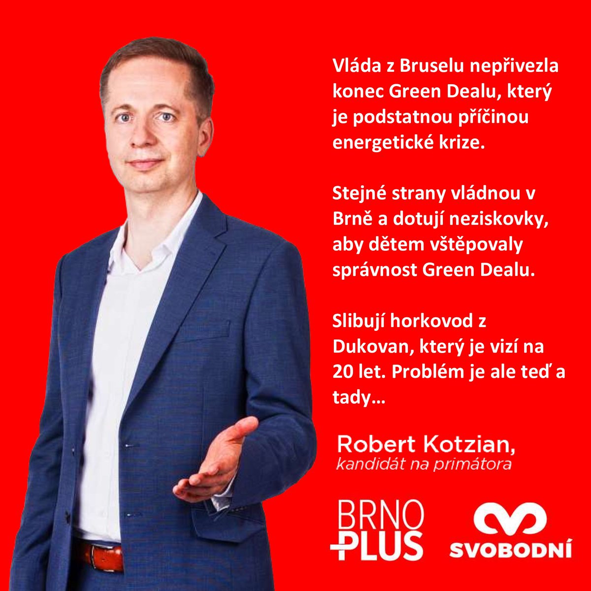 BrnoPlus's tweet photo. Nic podstatného vláda z Bruselu nepřivezla. Zejména ne konec Green Dealu. Přitom brněnská koalice složená z vládních stran dotuje neziskovky, aby brněnským dětem vštěpovaly správnost Green Dealu ( https://t.co/mNp8bl5vwi ). https://t.co/fCUprLQ5CB