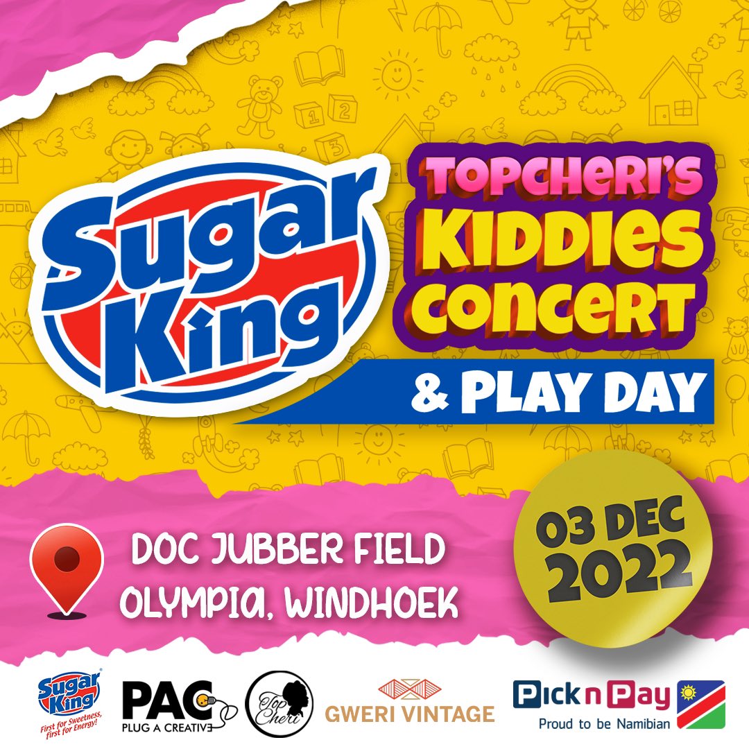 TopCheriEvents's tweet photo. An event solely designed for kids to showcase their talents, play games and market their products, brands and services. Is your bundle of joy a creative or talented? Let them take part and join me on stage at the #TopCheriKiddiesConcert

A big S/O to @SugarKing &amp; @namib_mills_ https://t.co/WNp76QU3pD