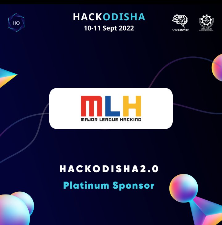 We are ecstatic to announce, MLH as our Platinum sponsor, adding to the grandeur of the event.
Major League Hacking (MLH) is the official student hackathon league. 
MLH is an engaged and passionate community, consisting of the next generation of tech leaders and entrepreneurs.