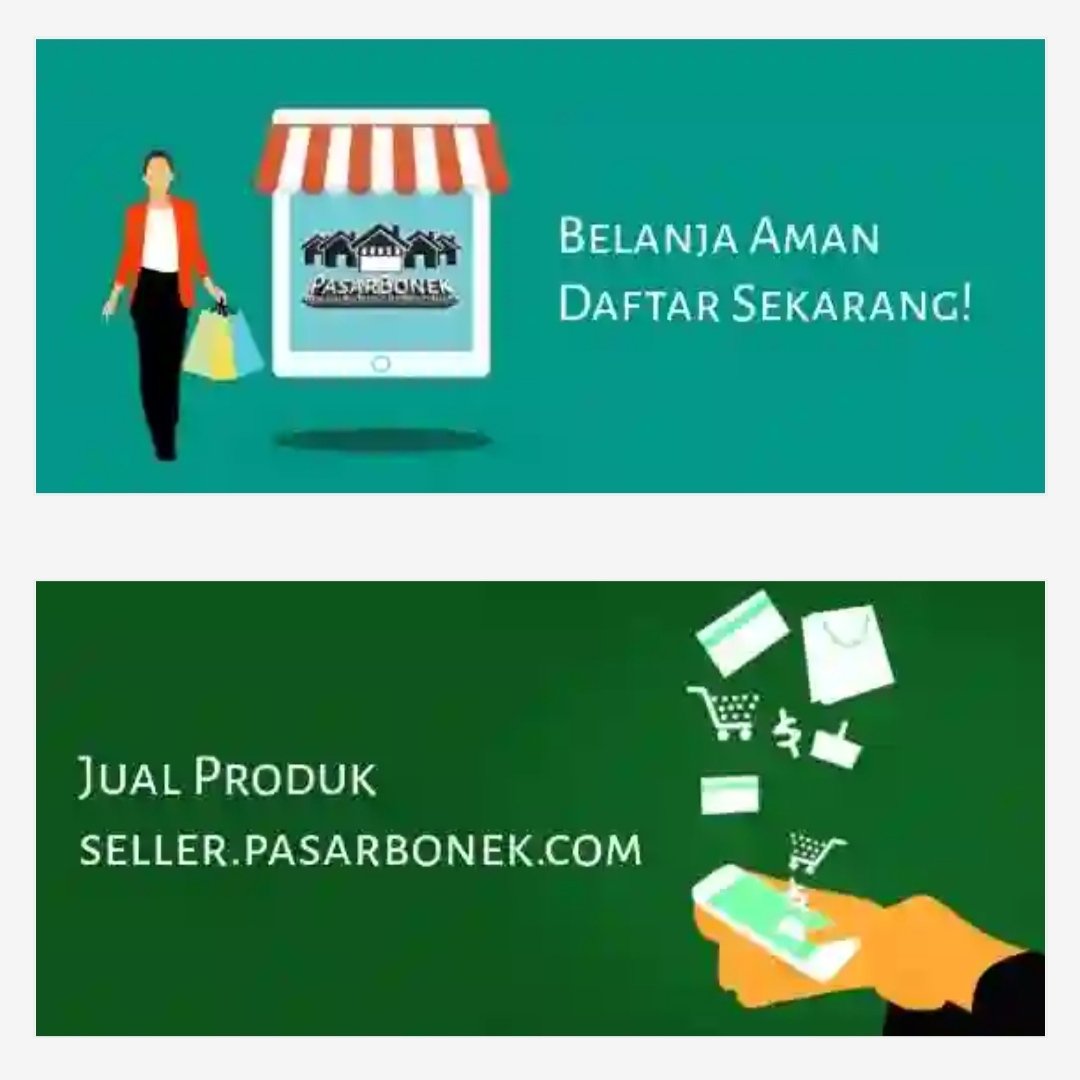 Untuk meningkatkan keamanan, kini #PasarBonek hadir secara online di: pasarbonek.com; bagi dulur-dulur yang ingin menjual atribut #Bonek silahkan daftar dan unggah produk (pendaftaran gratis, syarat &amp; ketentuan berlaku).