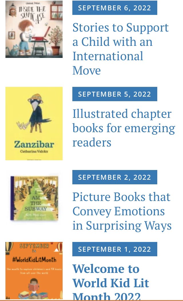 Good morning! It’s day 10 of WORLD KID LIT MONTH
#WorldKidLitMonth 

It’s the weekend - time to catch up with the WKL blog! 
worldkidlit.wordpress.com

Thank you to the WKL team and our wonderful guest writers!