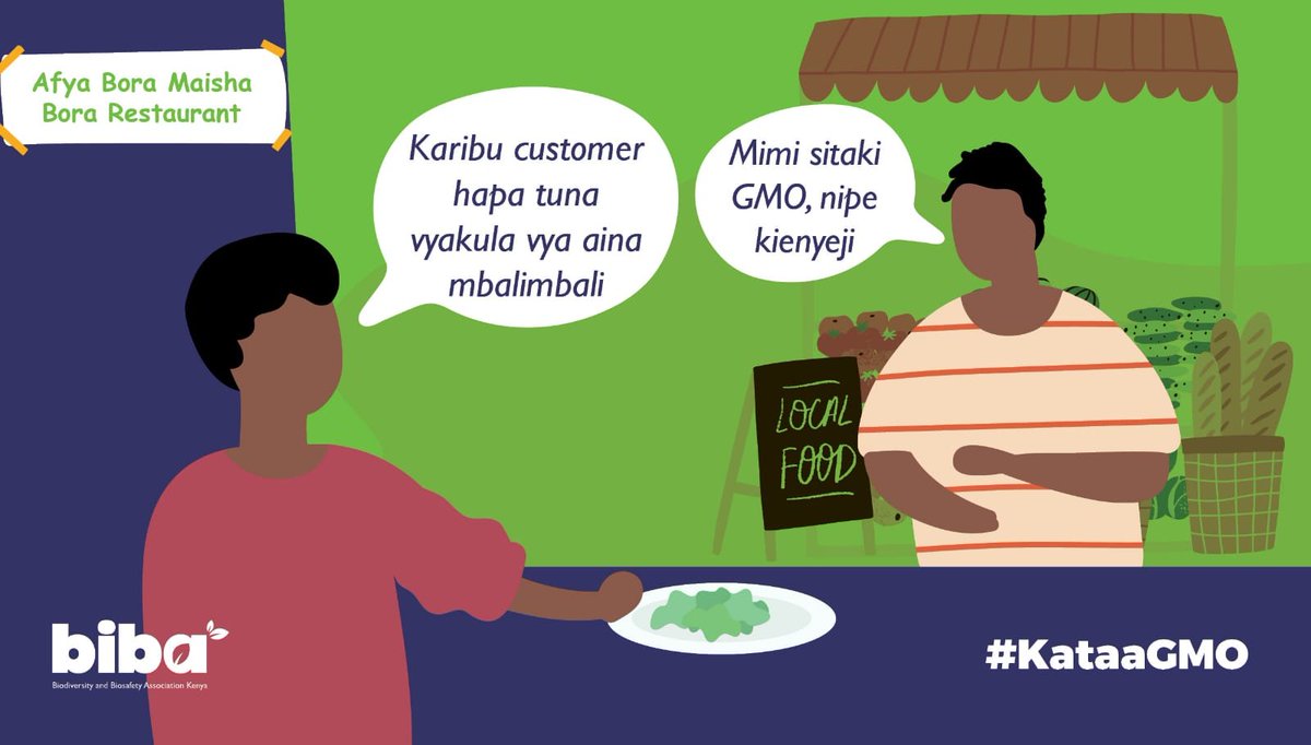 Consumer be aware, #KataaGMO; it may look like it but it's not.
It is your time to join @kilimo_foodcoop and support local small farmers to sustainably produced local foods.
CC @MLusaba #InvestInFoodSecutrity @BIBA_Kenya @SacdepK @BiovisionAfrica @FutureForAll We own it Together