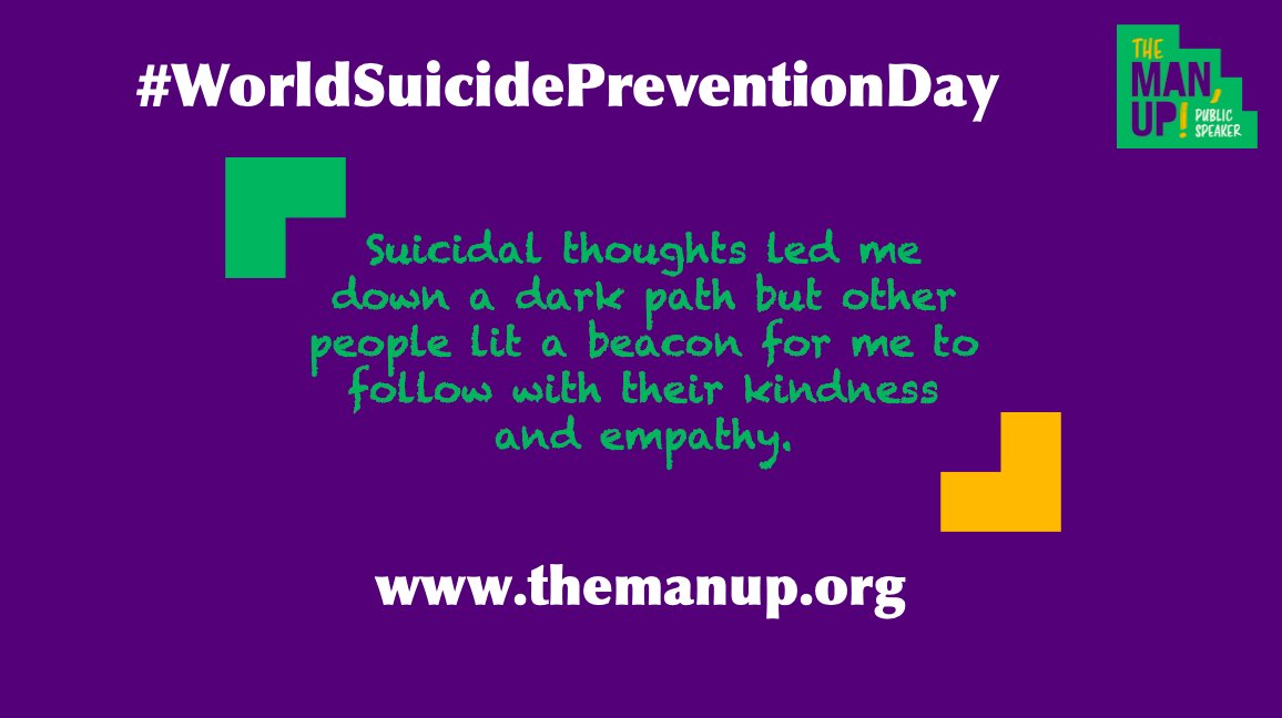 TheManUpPS's tweet photo. Today is #WorldSuicidePreventionDay. Be kind to yourself, be helpful to others and remember that if you are struggling yourself, there are people out there who will listen and support you. #WSPD2022 https://t.co/sDGWHXqs7M