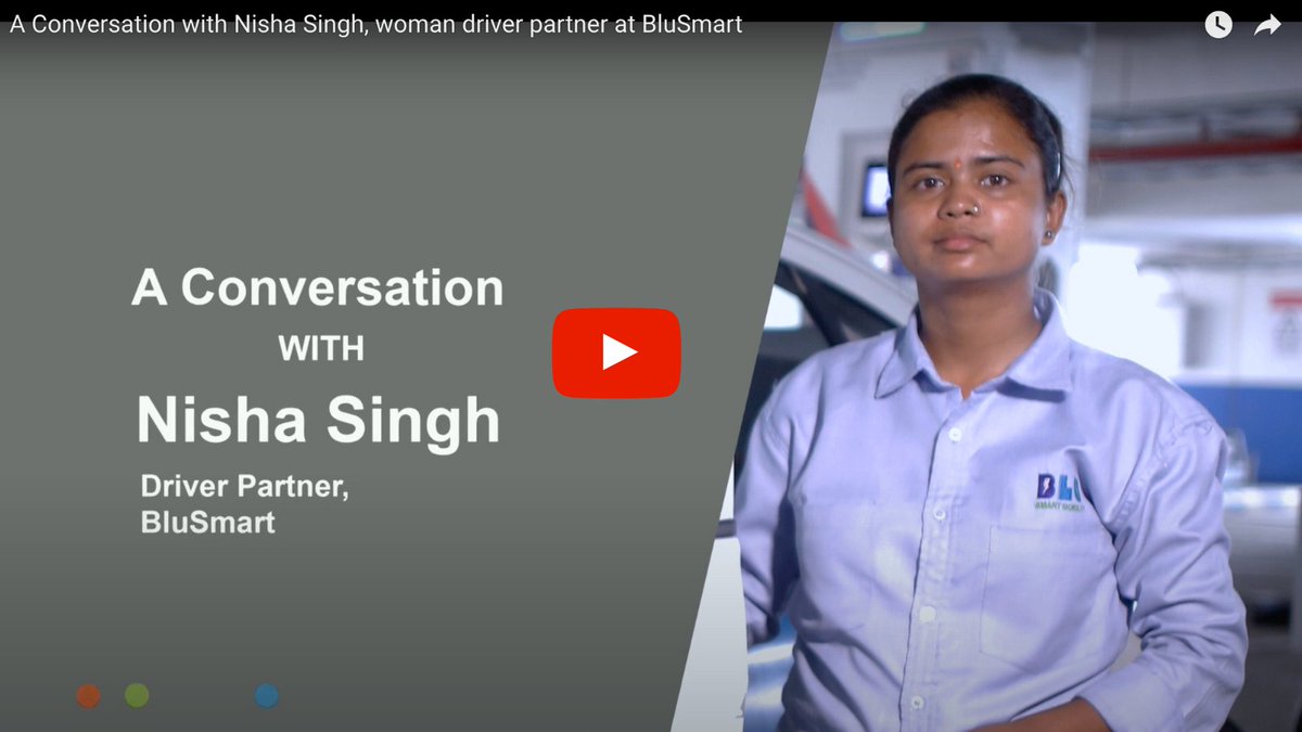 ShaktiFdn's tweet photo. We speak with Nisha Singh, woman driver partner @BluSmartIndia. The era of sustainable &amp; electric mobility is here. Watch video : https://t.co/YkXr5YWtoZ  @oneiro4u @good_pic @PritiShukla927 @priya1019d @Trupti_Desh #WorldEVDay https://t.co/8ei0EdLxX9