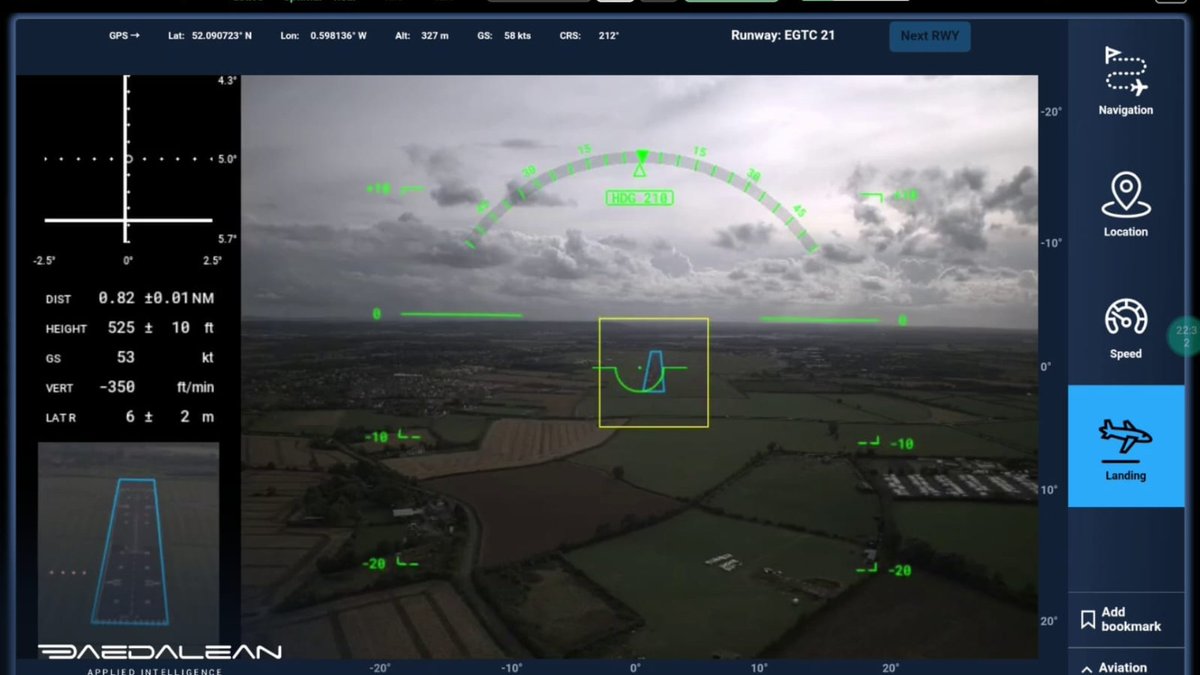 Luxaviation's tweet photo. Our Head of Strategy Christophe Lapierre enjoyed an excellent systems demo yesterday morning thanks to @DaedaleanAI at Denham airfield UK. 

Thanks for the amazing opportunity! 

#Luxaviation
#Daedalean
#AdvancedAirMobility
#AAM
#eVTOL https://t.co/phql906rW0