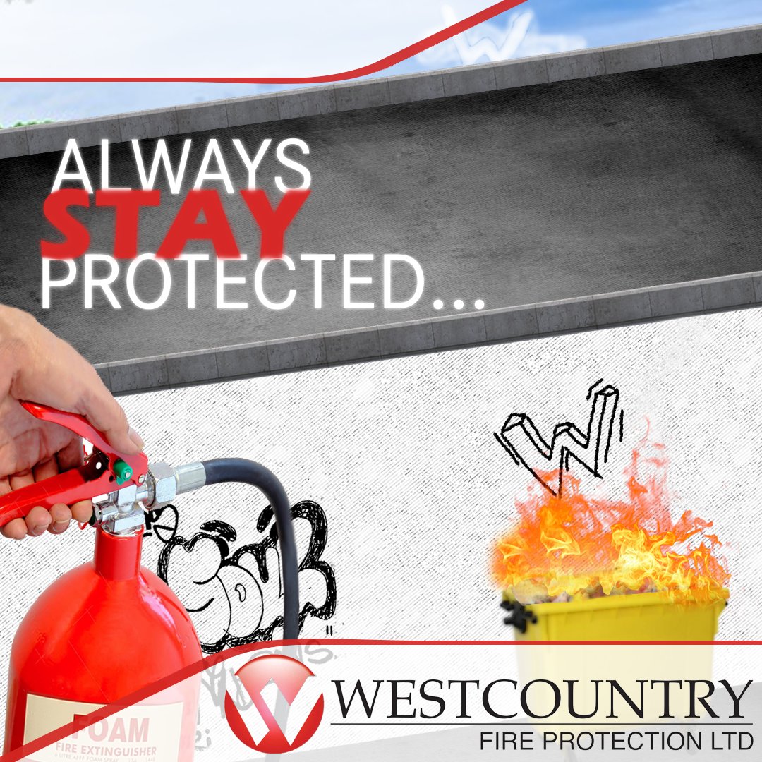Businesses need to make sure they have extinguishers on hand to protect themselves from smaller types of arson + other types of fires that CAN be controlled. Please do not try and fight a fire too big and call 999 urgently

*This image is a dramatisation and should not be copied*