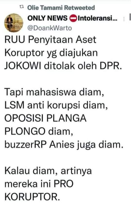Asal jangan Anies.😜😝 tweet media