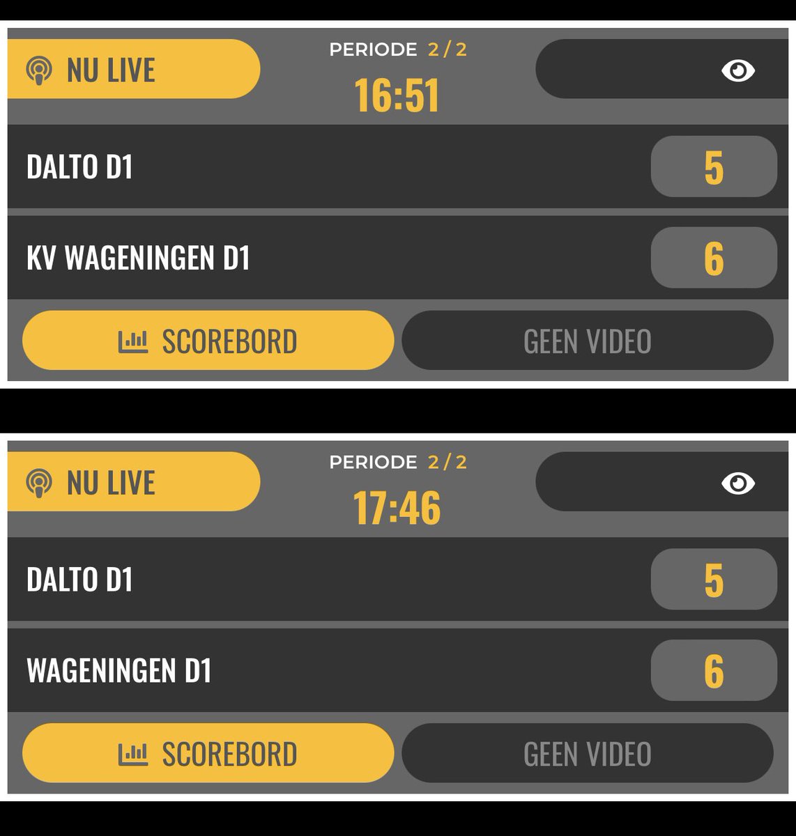 ClubwaveNL's tweet photo. Fantastisch! Beide teams gebruiken het live scorebord van Clubwave… #nujouwteamnog #tijdvoorclubwave https://t.co/1b2th2rnKe