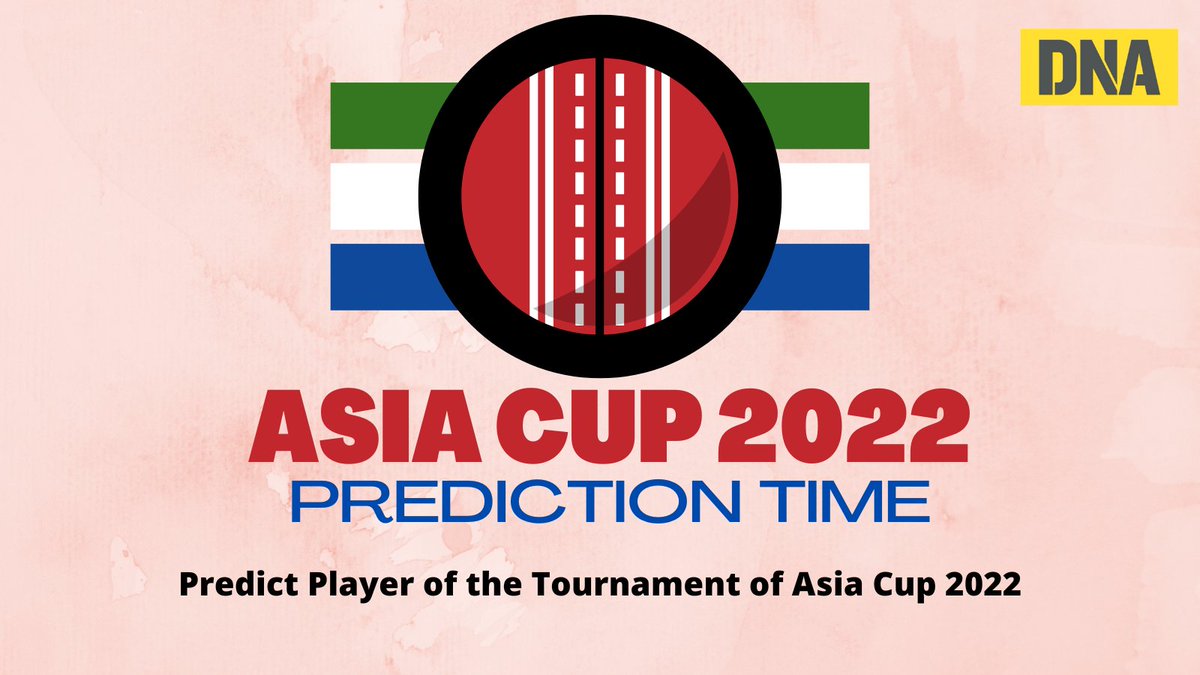 #AbGhoomegaBalla | Predict Player of the Tournament of Asia Cup 2022

Comment Now!

#PAKvsSL | #AsiaCup2022 | #AsiaCup2022Final