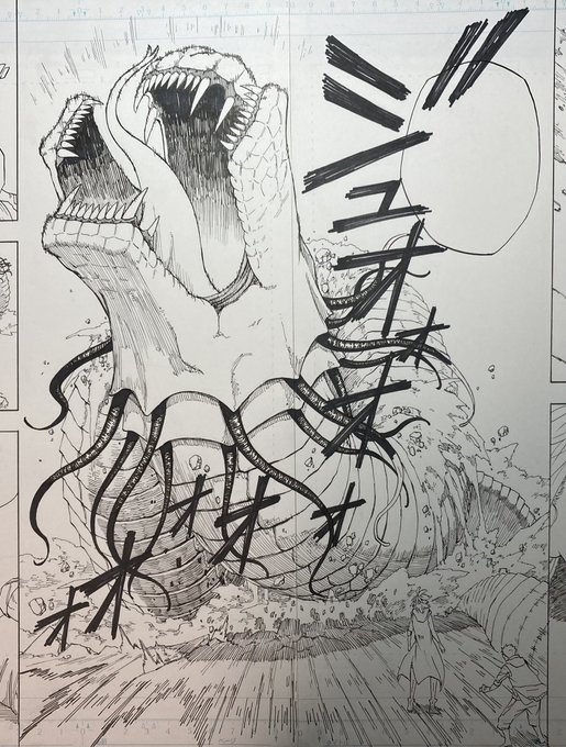 モンスターを描くのはめちゃくちゃ大変だけどなんやかんや結構楽しんでやってます 