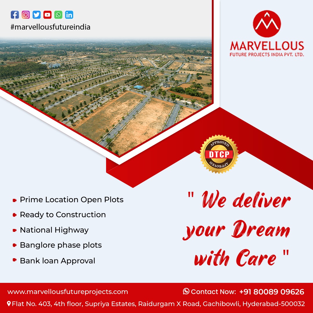 Marvellous_fp's tweet photo. Our goal is to help you to reach your #Marvellousfutureprojects.
π
π¨π« ππ¨π«π ππ§ππ¨ πππ₯π₯ ππ¬: + 91 8008909626
.
.
#marvellousfutureprojects #shadnagar #capitaloftelengana #rajivgandhiinternationalairport
#investmentinrealestate #bestinvestment #openplots https://t.co/fe2EafkY6j