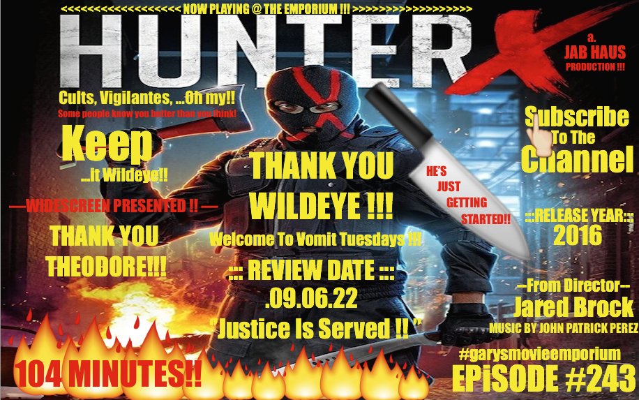 horror1313's tweet photo. Great twin bill this week....once again a wrestling Podcast review that crosses over with a movie review over on Youtube!!!!! #discussimpact #garysmovieemporium #YouTube
https://t.co/Bc77yhIZK8 <Wrestling review---^π₯π₯
https://t.co/WVC62aNGER <Review link for HUNTER X---^π₯π₯ https://t.co/Po5tN6Ibbi