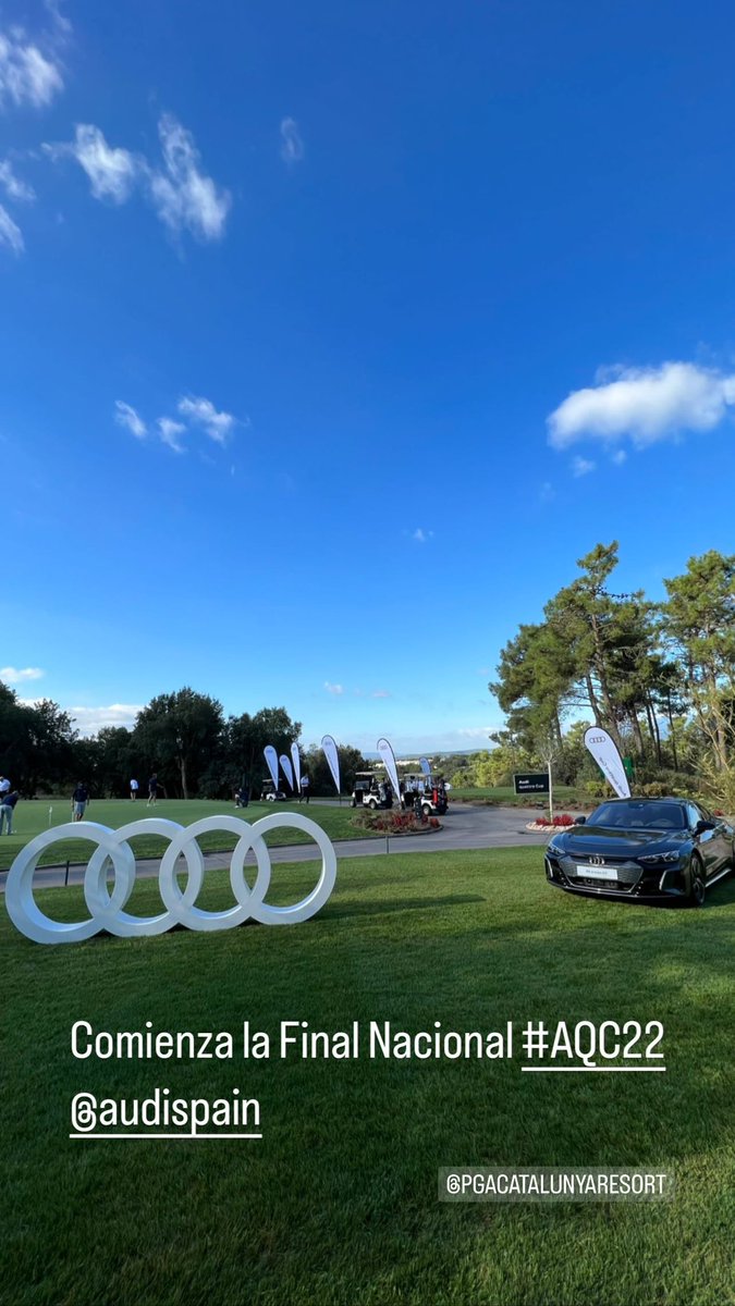 olagolf's tweet photo. Comienza la #FinalNacional #Aqc22 de @audispain https://t.co/KV8VDB8J80