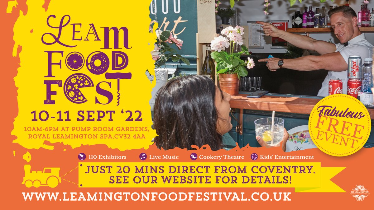 We are gearing up for a busy and fun weekend at #LeamFoodFest. 

Take a look at what’s happening today here: leamingtonfoodfestival.co.uk

#LeamFoodFest #LoveLeam #Leamington #VisitLeam #DiscoverLeam