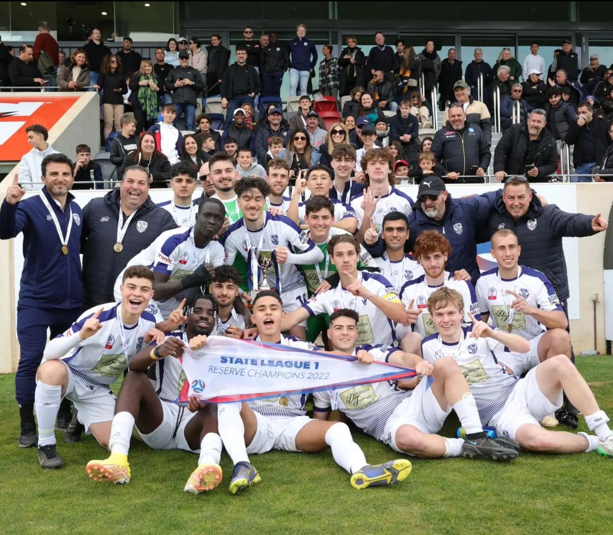 Congratulations to <a href="/AdelVictoryFC/">AdelaideVictoryFC</a>, your State League One Reserves Champions for 2022! 🏆 

📸 Adam Butler/8zerokms