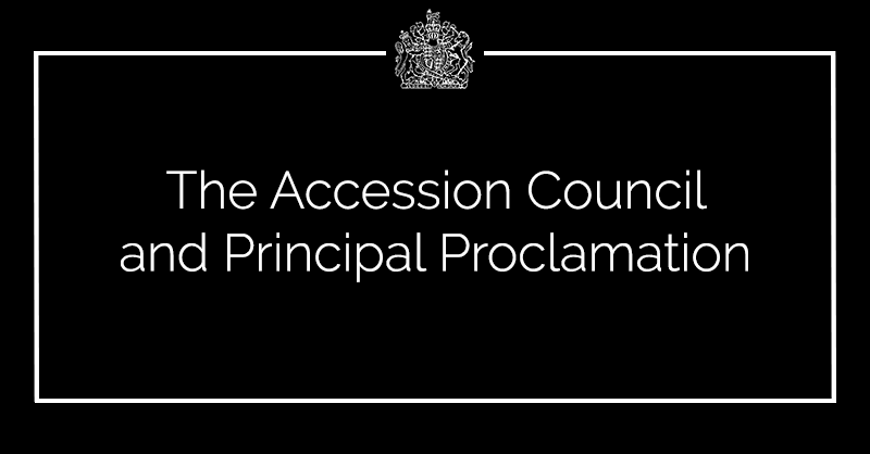 RoyalFamily's tweet photo. His Majesty The King will be proclaimed at the Accession Council at 10:00 today at St James's Palace.

Watch live: