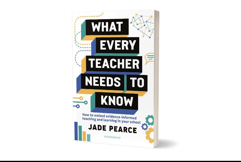To celebrate the release of my book ‘What Every Teacher Needs to Know: How to embed evidence-informed teaching &amp; learning in your school’ on Wednesday I’m giving away one copy. Just retweet this tweet to enter.