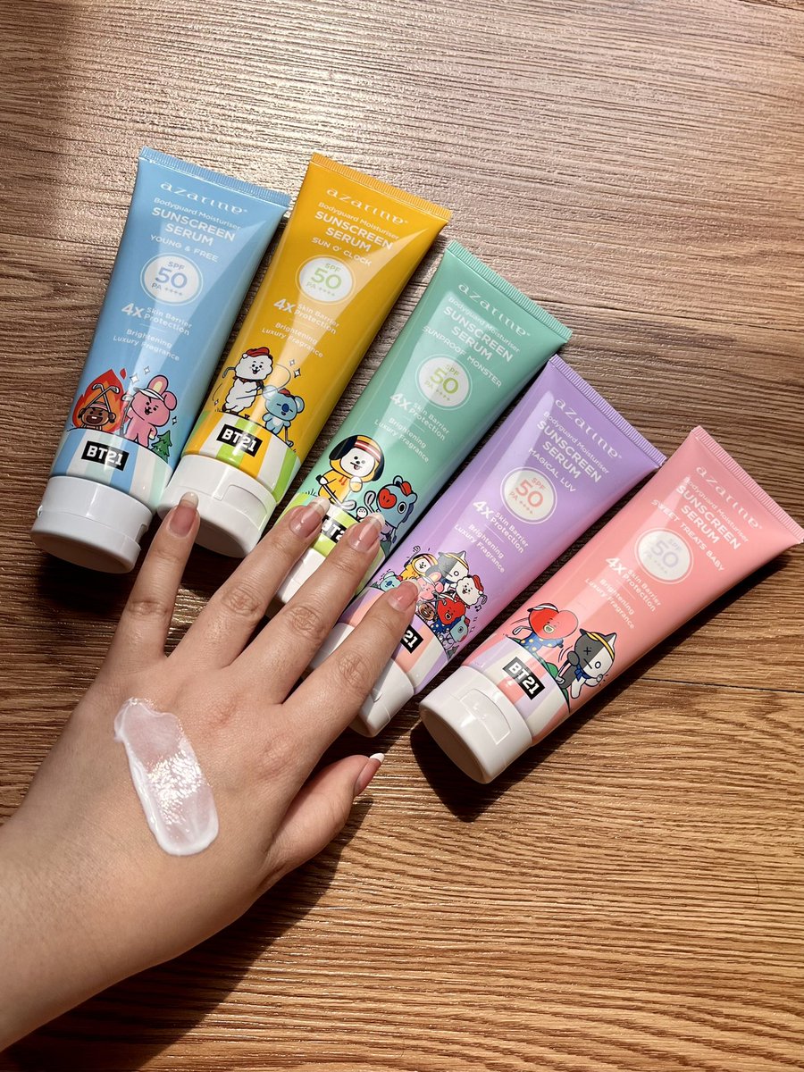 nimpheal's tweet photo. sesuai janji kemaren, ini diaaa - ̥۪͙۪˚┊❛ REVIEW JUJUR ❜┊˚ ̥۪͙۪◌ tentang produk terbarunya @AzarineCosmetic: #AzarineBodyGuard x BT21 mulai dari teksturnya, feelsnya di kulit & tentunya wanginya! bukan endorsement yaa ini beli sendiri wkwk~ ଘ(੭ˊ꒳ˋ)੭ https://t.co/ZuBQcRx5N9