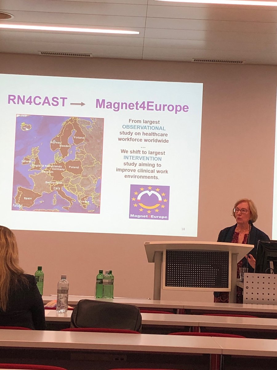 RamonaBackhaus's tweet photo. Day 2 of the #EDCNS at @bfh_hesb started with a keynote from @LindaAiken_Penn on #RN4CAST and #MAGNET4EUROPE #nursing #nursingscience #pflegewissenschaft https://t.co/JLIql4iFEV