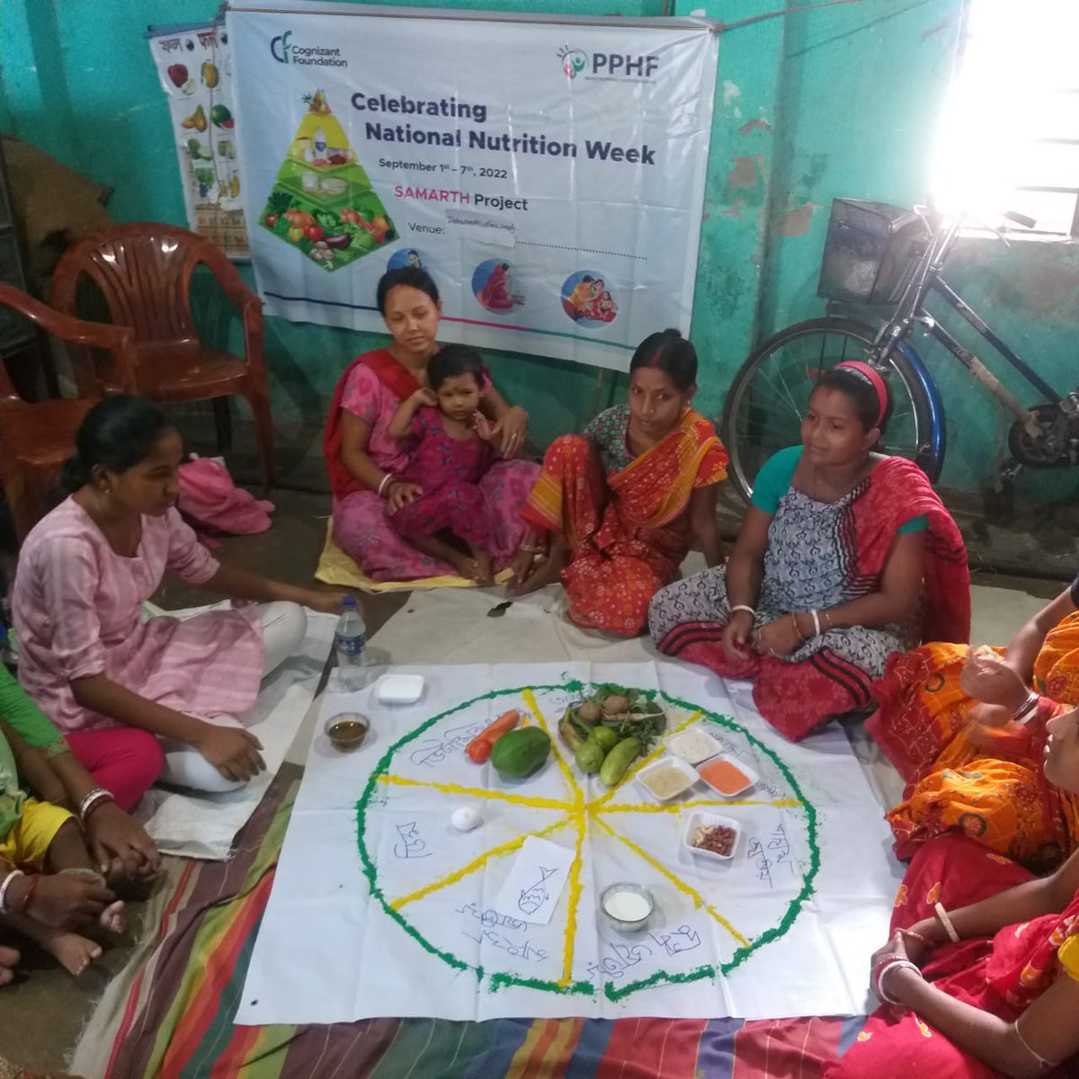PPHF_Global's tweet photo. To mark #NationalNutritionWeek and as part of #SAMARTHProject, @PPHF_Asia in association with @CFChangingLives and #KMC organised several #healthandnutrition awareness activities at different location during the week in Basanti Colony, #Kolkata. https://t.co/jvTgahWhhP