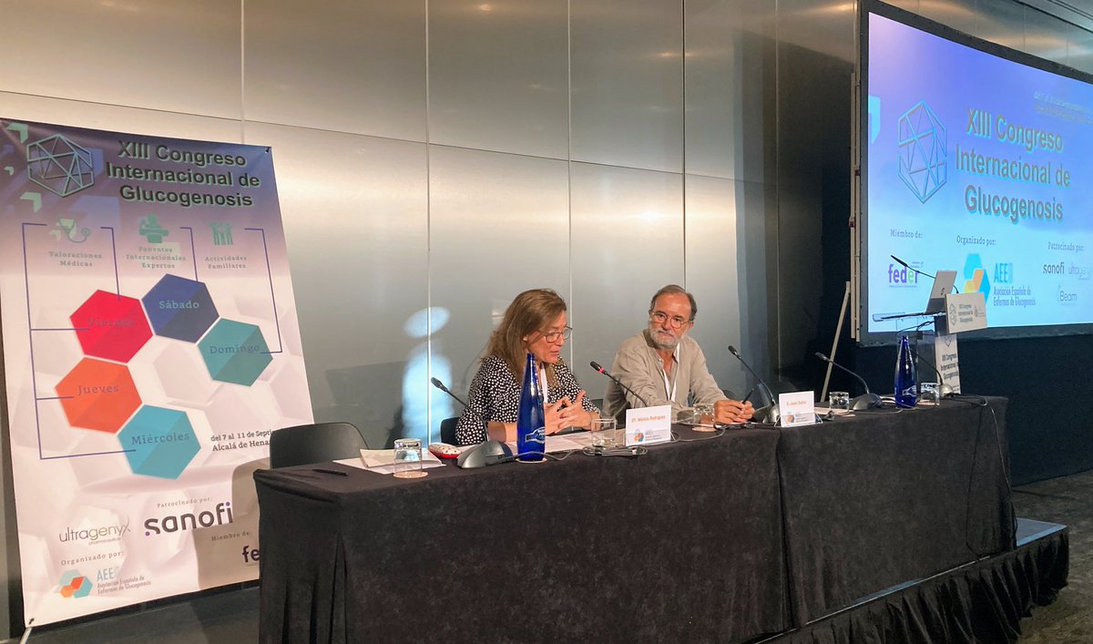 djavierreh's tweet photo. En el XIII Congreso Internacional de @Glucogenosis “Hemos hecho mucho, queda mucho por hacer”. Siempre apoyando a las personas que conviven con #Pompe, una enfermedad poco frecuente  @AEEPompe @FEDER_ONG @RarasReales @SanofiES https://t.co/BWioIcnYNl