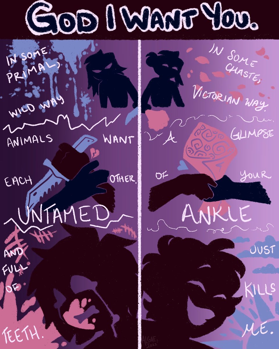 ALGnsfw's tweet photo. Thank you, Clementine con Radics, for making me draw my own characters being angsty <3
#HML #HelloMyLove #HMLyb #HMLalgae https://t.co/lSAHnGpcb0